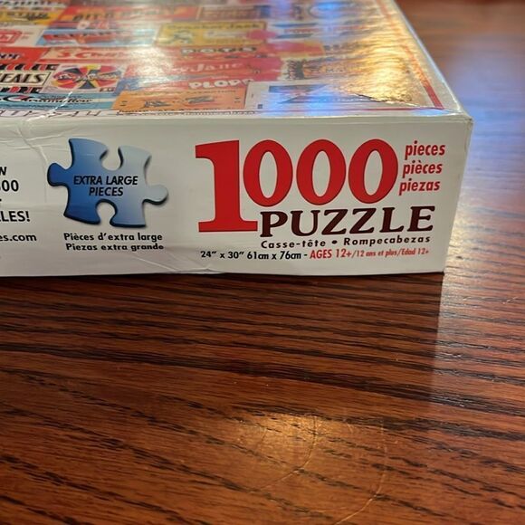 Candy Wrappers 1000pc Puzzle ~ White Mountain thicker pieces - Picture 3 of 6